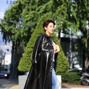 [ARO]이태리 베이비램 롱플레어코트 공구